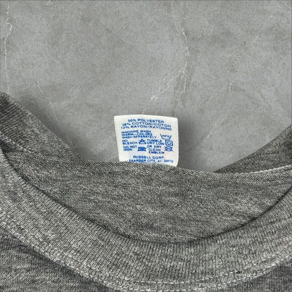 True Vintage 70's Russell Athletic Notre Dame Fighting Irish Crop Top USA -Small - Picture 5 of 8